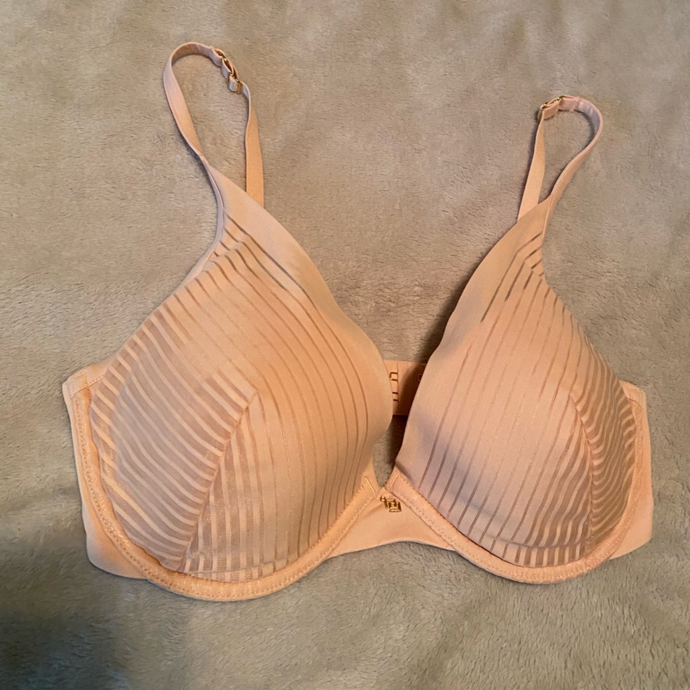 Blush Thirdlove striped plunge bra size 32D .5